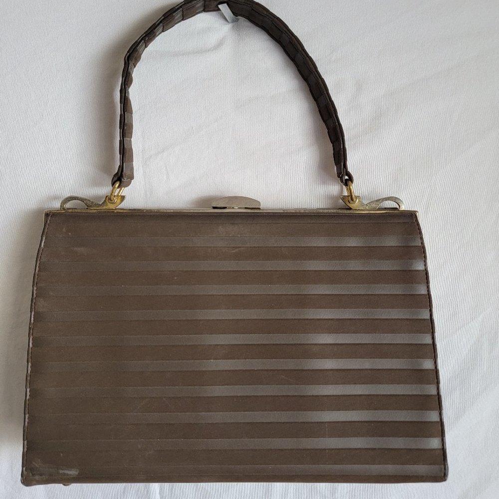 Vintage Coret ACC Clutch Metallic Gold Frame All Day Purse